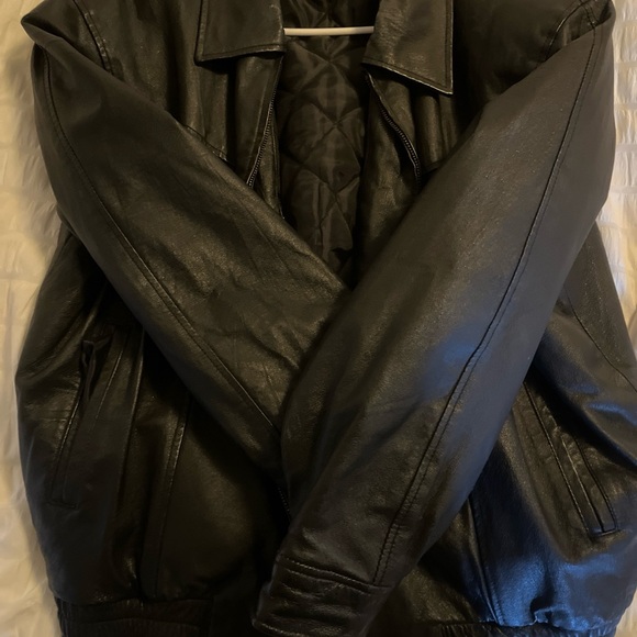 PHASE2 LEATHER JACKET. SIZE M - Picture 3 of 5